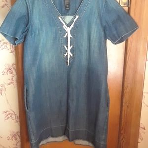 Denim dress
